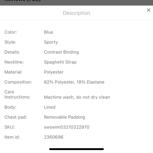 Rib Contrast Bikini Swimsuit - Picture 8 of 9